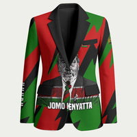 Jomo Kenyatta Blazer Patriotic Colors Design and Father of the Kenyan Nation Tribute - Wonder Print Shop