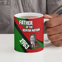 Jomo Kenyatta Ceramic Mug Patriotic Colors Design and Father of the Kenyan Nation Tribute - Wonder Print Shop