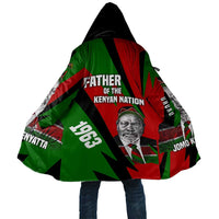 Jomo Kenyatta Cloak Patriotic Colors Design and Father of the Kenyan Nation Tribute - Wonder Print Shop
