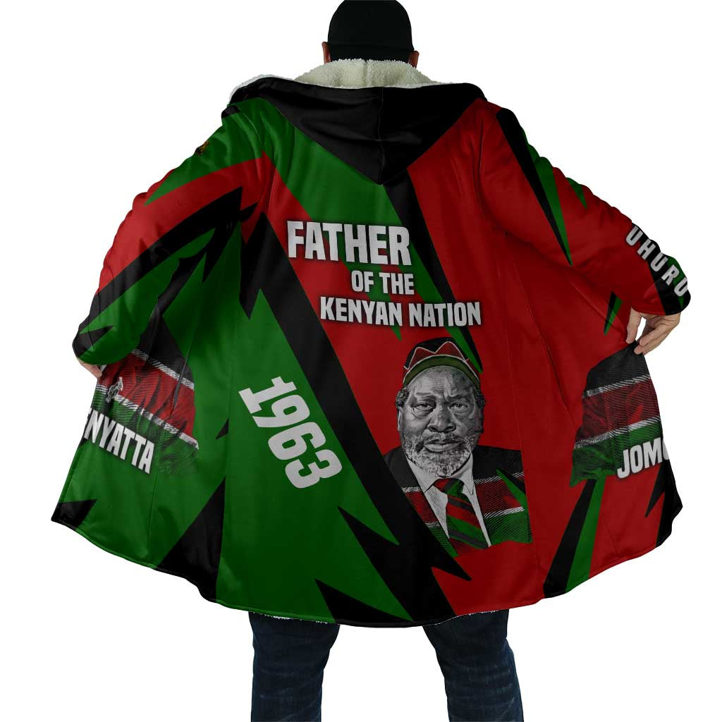 Jomo Kenyatta Cloak Patriotic Colors Design and Father of the Kenyan Nation Tribute - Wonder Print Shop