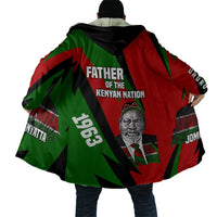 Jomo Kenyatta Cloak Patriotic Colors Design and Father of the Kenyan Nation Tribute - Wonder Print Shop