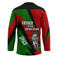 Jomo Kenyatta Hockey Jersey Patriotic Colors Design and Father of the Kenyan Nation Tribute - Wonder Print Shop
