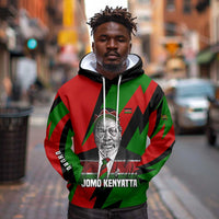 Jomo Kenyatta Hoodie Patriotic Colors Design and Father of the Kenyan Nation Tribute - Wonder Print Shop