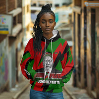 Jomo Kenyatta Hoodie Patriotic Colors Design and Father of the Kenyan Nation Tribute - Wonder Print Shop