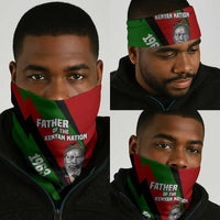 Jomo Kenyatta Neck Gaiter Patriotic Colors Design and Father of the Kenyan Nation Tribute - Wonder Print Shop