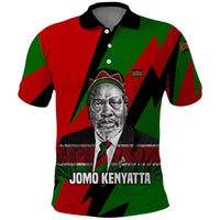 Jomo Kenyatta Polo Shirt Patriotic Colors Design and Father of the Kenyan Nation Tribute - Wonder Print Shop