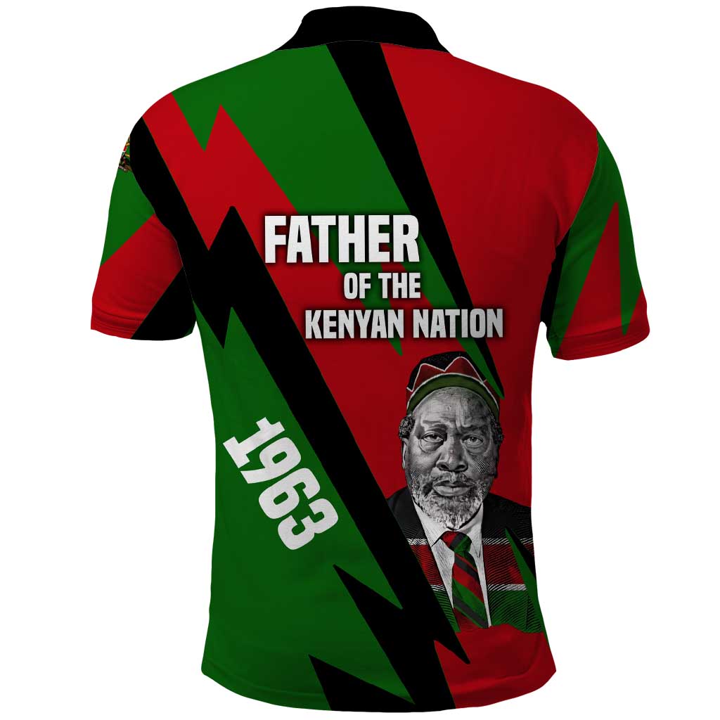 Jomo Kenyatta Polo Shirt Patriotic Colors Design and Father of the Kenyan Nation Tribute - Wonder Print Shop