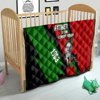 Jomo Kenyatta Quilt Patriotic Colors Design and Father of the Kenyan Nation Tribute - Wonder Print Shop