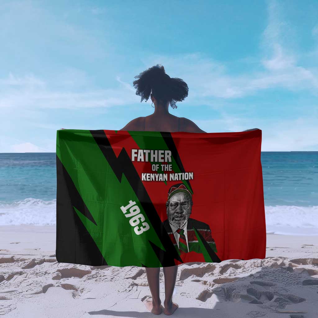 Jomo Kenyatta Sarong Patriotic Colors Design and Father of the Kenyan Nation Tribute - Wonder Print Shop