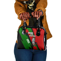 Jomo Kenyatta Shoulder Handbag Patriotic Colors Design and Father of the Kenyan Nation Tribute - Wonder Print Shop
