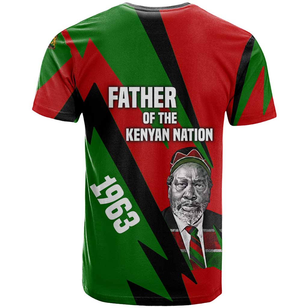 Jomo Kenyatta T shirt Patriotic Colors Design and Father of the Kenyan Nation Tribute - Wonder Print Shop