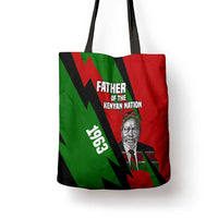 Jomo Kenyatta Tote Bag Patriotic Colors Design and Father of the Kenyan Nation Tribute - Wonder Print Shop