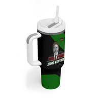 Jomo Kenyatta Tumbler With Handle Patriotic Colors Design and Father of the Kenyan Nation Tribute - Wonder Print Shop