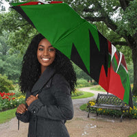 Jomo Kenyatta Umbrella Patriotic Colors Design and Father of the Kenyan Nation Tribute - Wonder Print Shop