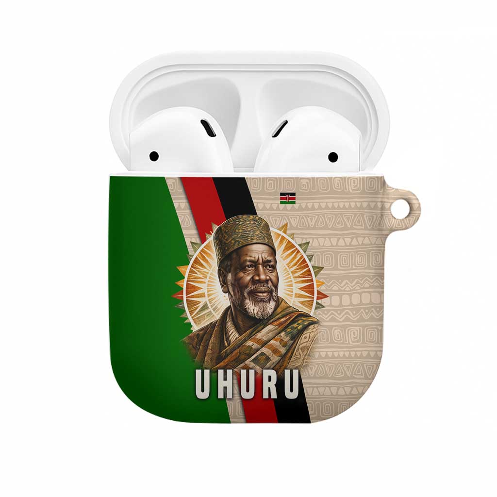 Jomo Kenyatta AirPods Case Uhuru and Kenyan Heritage Quote Tribute - Wonder Print Shop