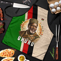 Jomo Kenyatta Apron Uhuru and Kenyan Heritage Quote Tribute - Wonder Print Shop
