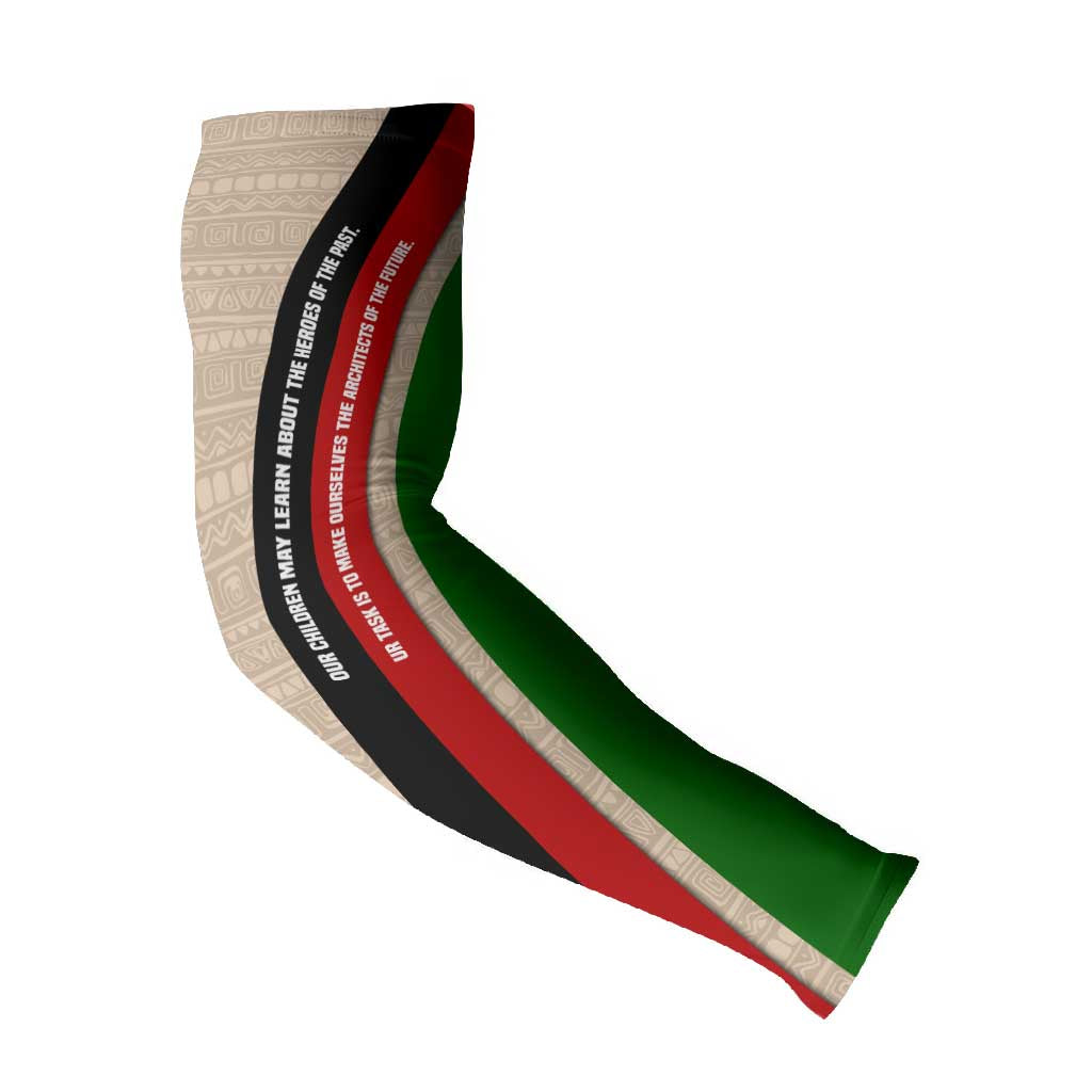 Jomo Kenyatta Arm Sleeves Uhuru and Kenyan Heritage Quote Tribute - Wonder Print Shop