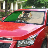 Jomo Kenyatta Auto Sun Shade Uhuru and Kenyan Heritage Quote Tribute - Wonder Print Shop