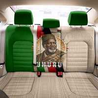 Jomo Kenyatta Back Car Seat Cover Uhuru and Kenyan Heritage Quote Tribute - Wonder Print Shop