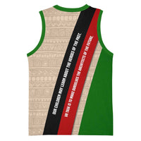 Jomo Kenyatta Basketball Jersey Uhuru and Kenyan Heritage Quote Tribute - Wonder Print Shop