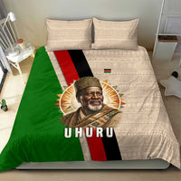 Jomo Kenyatta Bedding Set Uhuru and Kenyan Heritage Quote Tribute - Wonder Print Shop