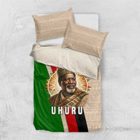 Jomo Kenyatta Bedding Set Uhuru and Kenyan Heritage Quote Tribute - Wonder Print Shop