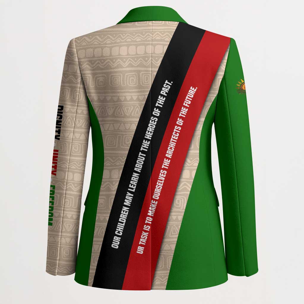Jomo Kenyatta Blazer Uhuru and Kenyan Heritage Quote Tribute - Wonder Print Shop