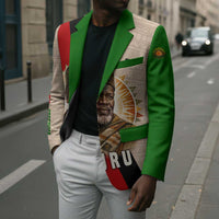 Jomo Kenyatta Blazer Uhuru and Kenyan Heritage Quote Tribute - Wonder Print Shop