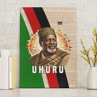 Jomo Kenyatta Canvas Wall Art Uhuru and Kenyan Heritage Quote Tribute - Wonder Print Shop