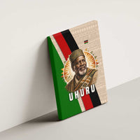 Jomo Kenyatta Canvas Wall Art Uhuru and Kenyan Heritage Quote Tribute - Wonder Print Shop