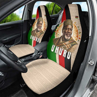 Jomo Kenyatta Car Seat Cover Uhuru and Kenyan Heritage Quote Tribute - Wonder Print Shop