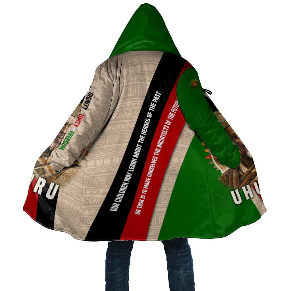 Jomo Kenyatta Cloak Uhuru and Kenyan Heritage Quote Tribute - Wonder Print Shop