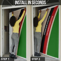 Jomo Kenyatta Door Cover Uhuru and Kenyan Heritage Quote Tribute - Wonder Print Shop