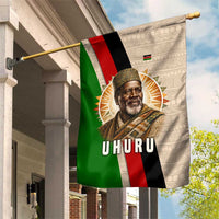 Jomo Kenyatta Garden Flag Uhuru and Kenyan Heritage Quote Tribute - Wonder Print Shop