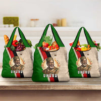Jomo Kenyatta Grocery Bag Uhuru and Kenyan Heritage Quote Tribute - Wonder Print Shop