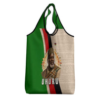 Jomo Kenyatta Grocery Bag Uhuru and Kenyan Heritage Quote Tribute - Wonder Print Shop