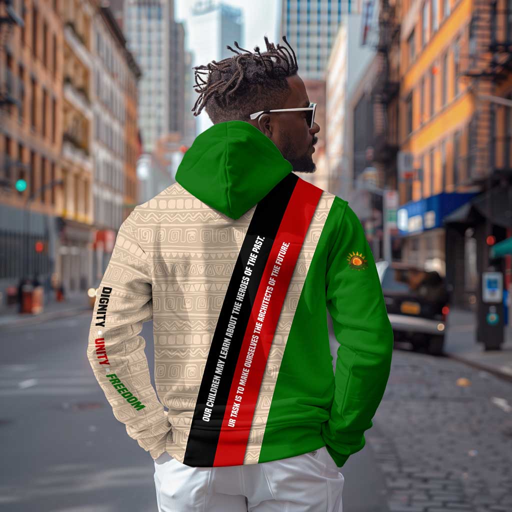 Jomo Kenyatta Hoodie Uhuru and Kenyan Heritage Quote Tribute - Wonder Print Shop