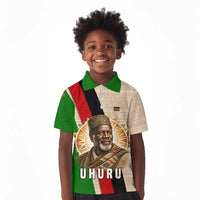 Jomo Kenyatta Kid Polo Shirt Uhuru and Kenyan Heritage Quote Tribute - Wonder Print Shop