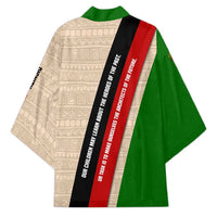 Jomo Kenyatta Kimono Uhuru and Kenyan Heritage Quote Tribute - Wonder Print Shop