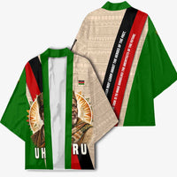 Jomo Kenyatta Kimono Uhuru and Kenyan Heritage Quote Tribute - Wonder Print Shop