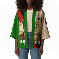 Jomo Kenyatta Kimono Uhuru and Kenyan Heritage Quote Tribute - Wonder Print Shop