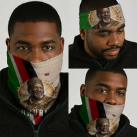 Jomo Kenyatta Neck Gaiter Uhuru and Kenyan Heritage Quote Tribute - Wonder Print Shop
