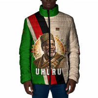 Jomo Kenyatta Padded Jacket Uhuru and Kenyan Heritage Quote Tribute - Wonder Print Shop