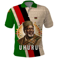 Jomo Kenyatta Polo Shirt Uhuru and Kenyan Heritage Quote Tribute - Wonder Print Shop