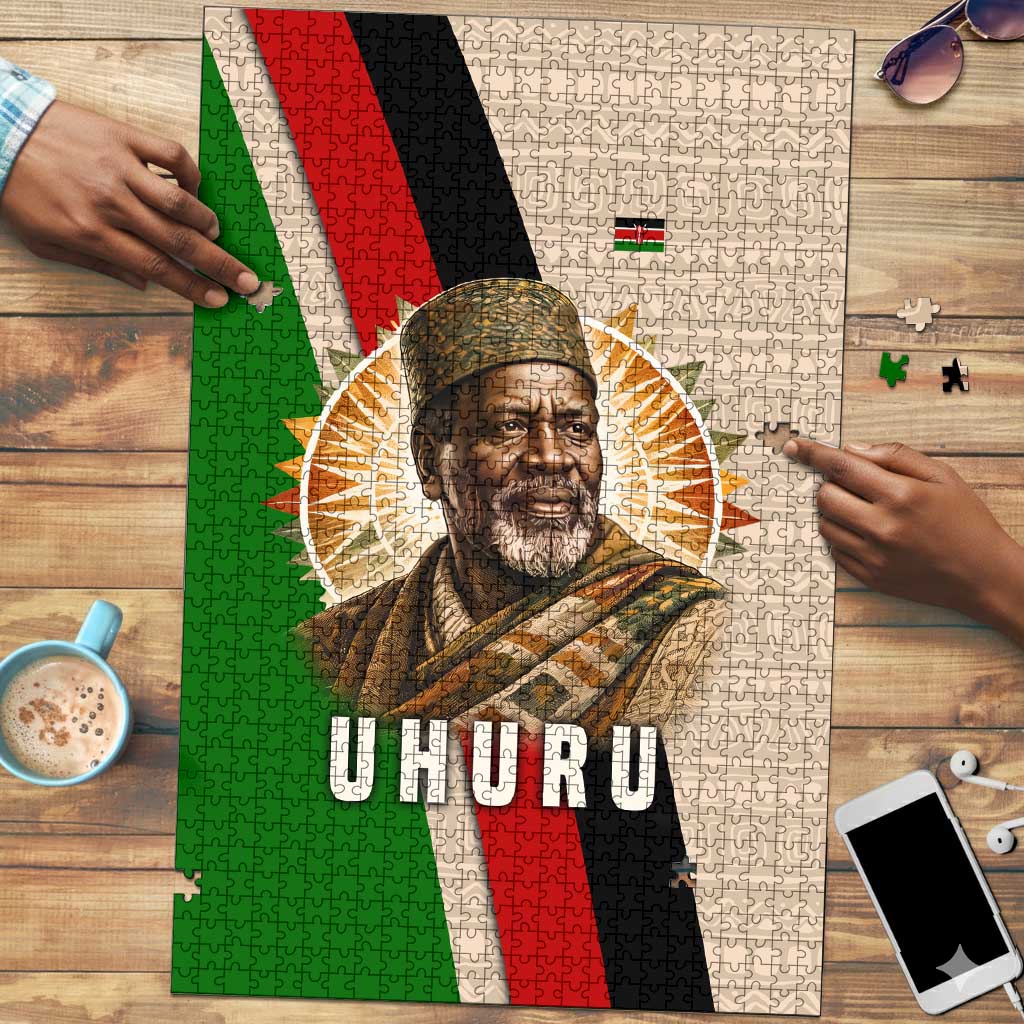 Jomo Kenyatta Puzzle Uhuru and Kenyan Heritage Quote Tribute - Wonder Print Shop