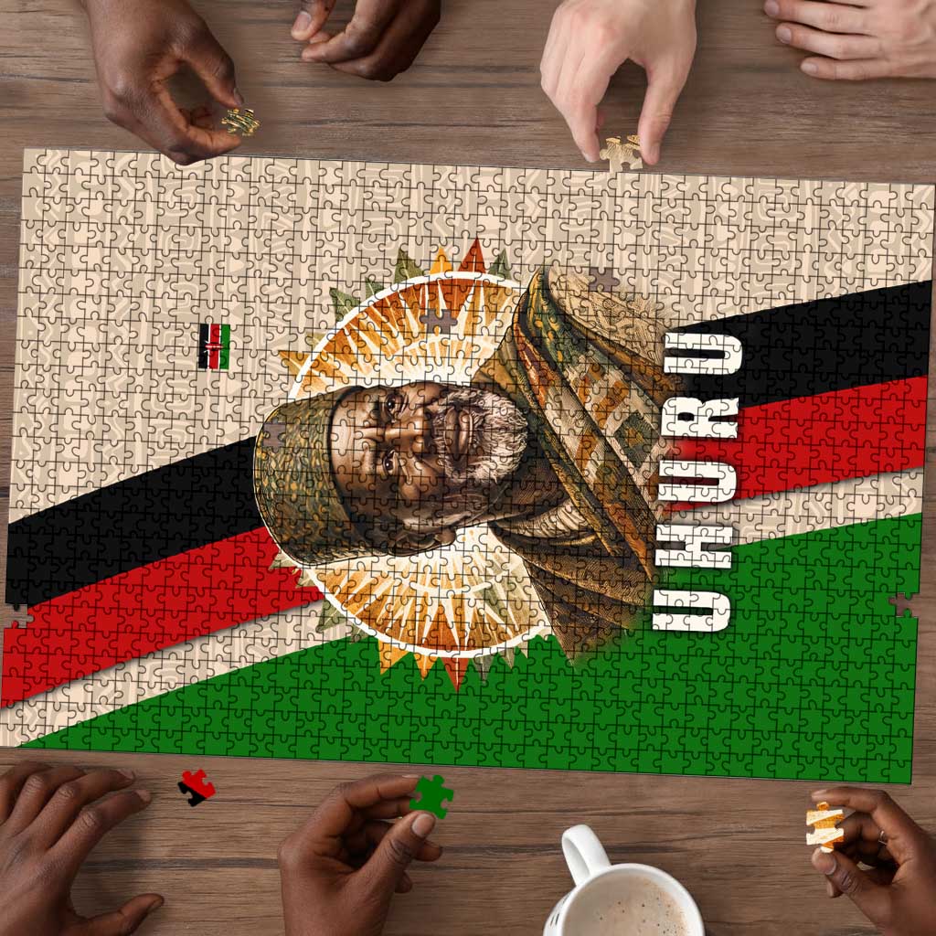 Jomo Kenyatta Puzzle Uhuru and Kenyan Heritage Quote Tribute - Wonder Print Shop