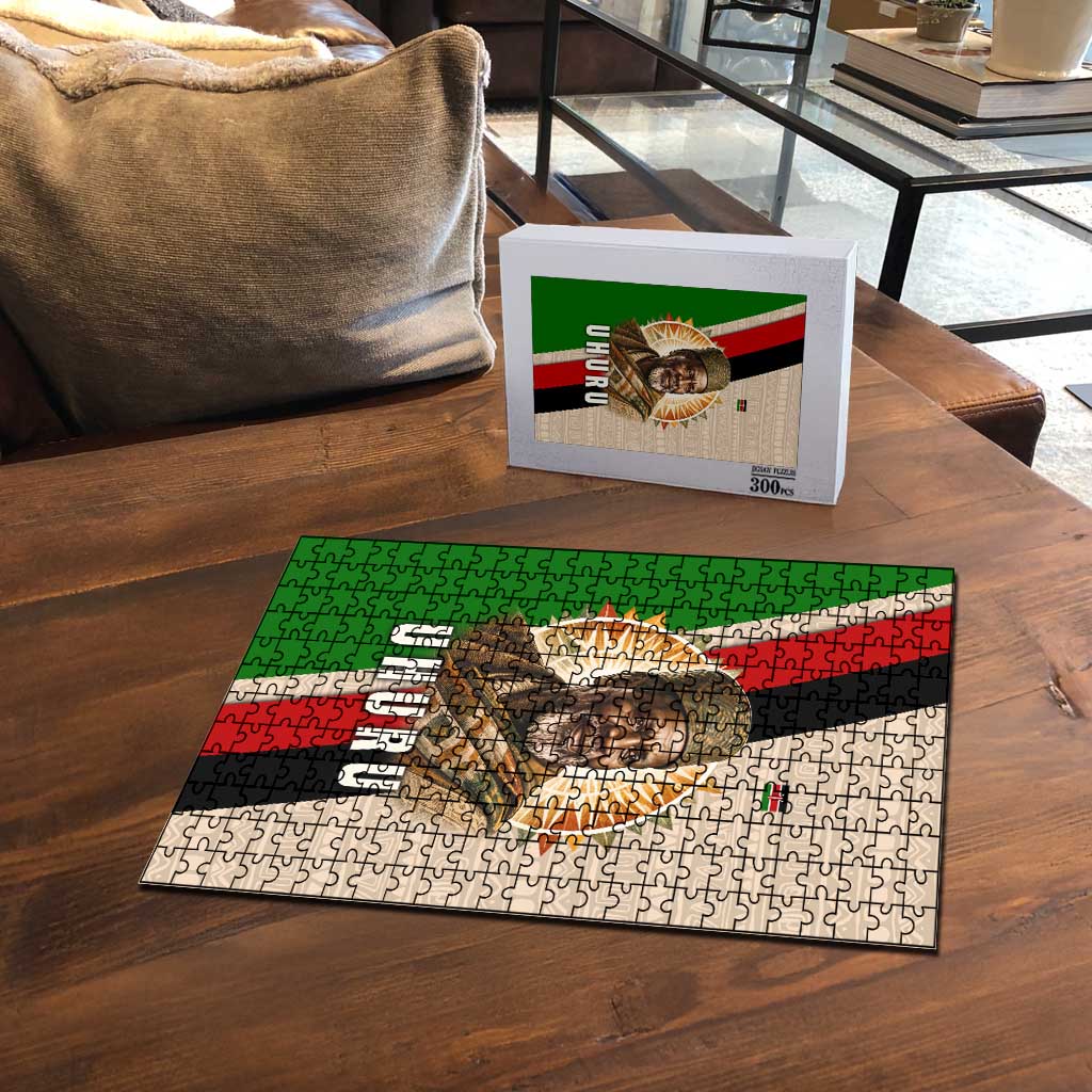 Jomo Kenyatta Puzzle Uhuru and Kenyan Heritage Quote Tribute - Wonder Print Shop