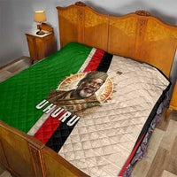 Jomo Kenyatta Quilt Uhuru and Kenyan Heritage Quote Tribute - Wonder Print Shop