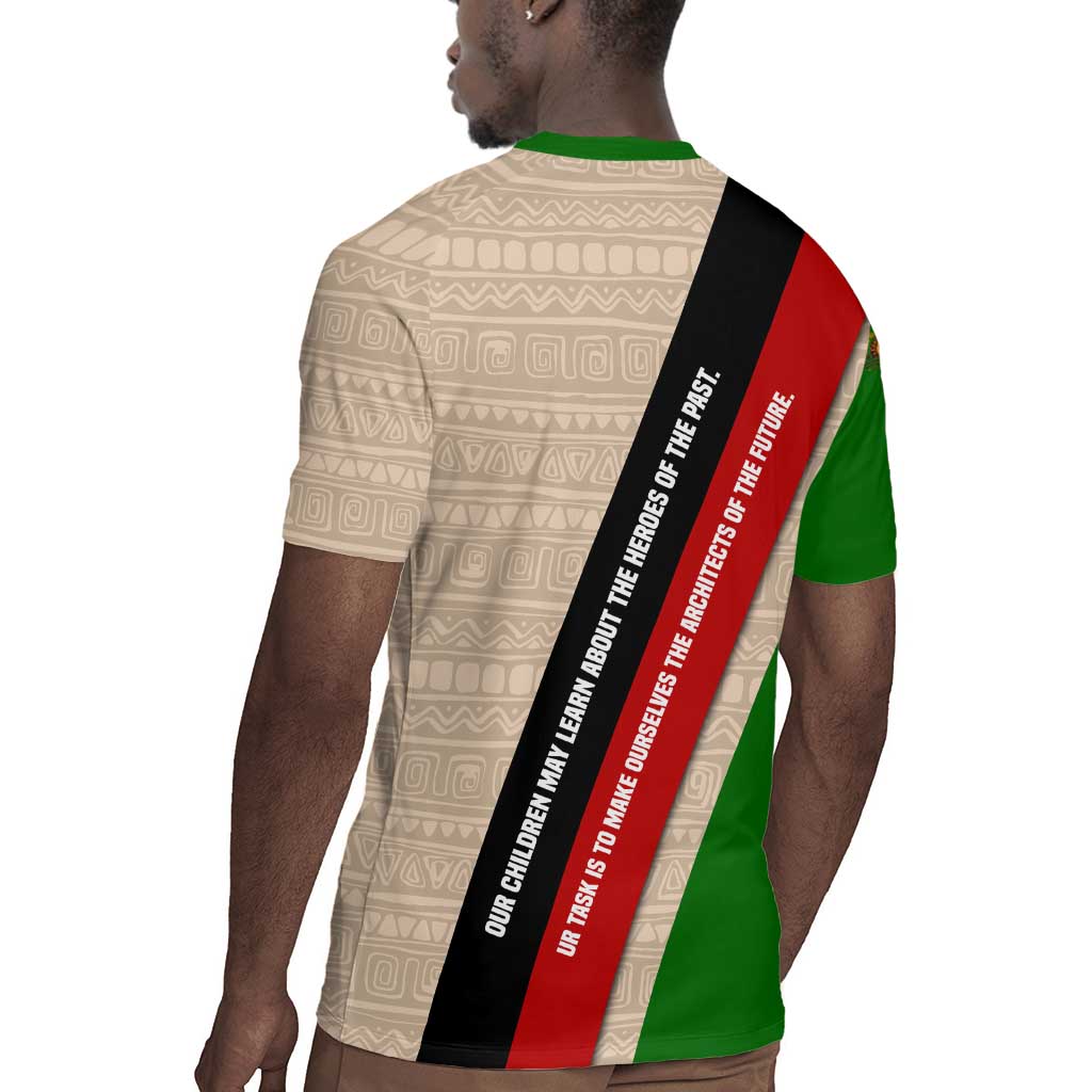 Jomo Kenyatta Rugby Jersey Uhuru and Kenyan Heritage Quote Tribute - Wonder Print Shop