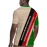 Jomo Kenyatta Rugby Jersey Uhuru and Kenyan Heritage Quote Tribute - Wonder Print Shop